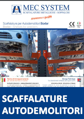 SCAFFALATURE PER AUTODEMOLITORI